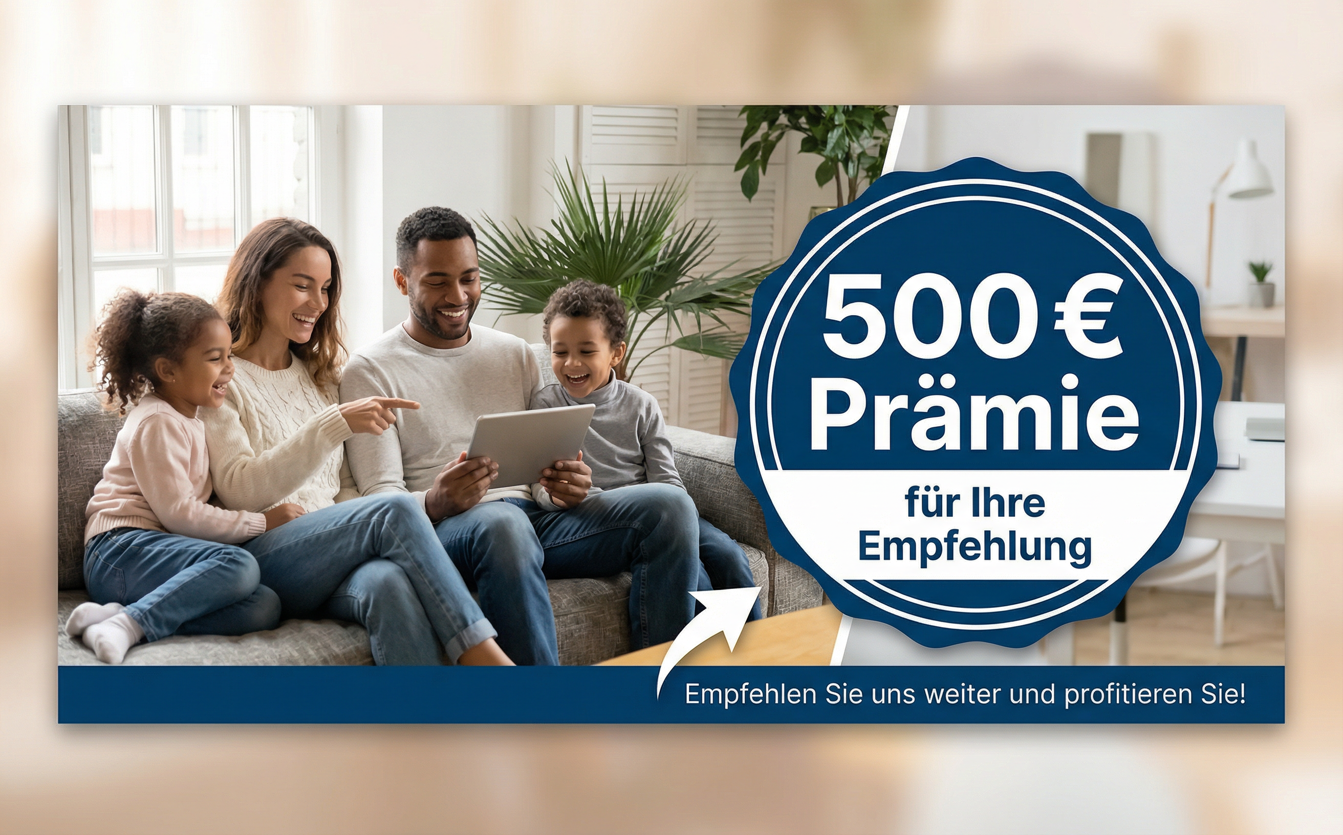 500 € Prämie für Ihre Empfehlung – Kunden empfehlen Kunden, VC-Visio Concept